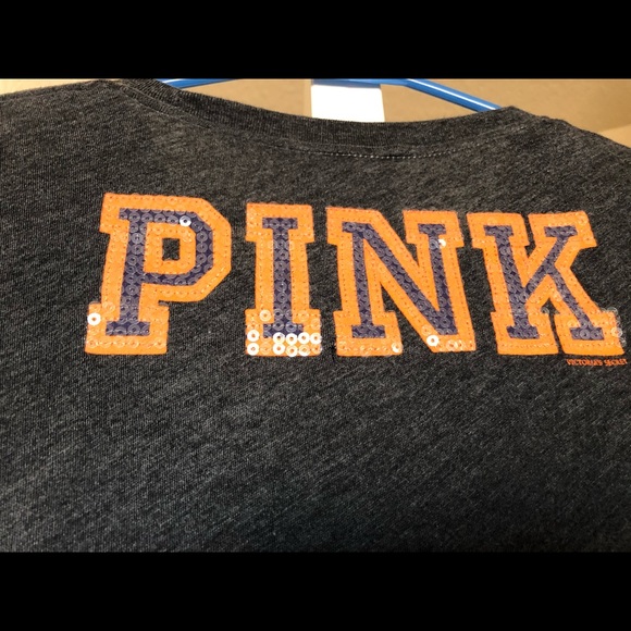 Pink collegiate tee UVA Univ of Virginia - Picture 4 of 5